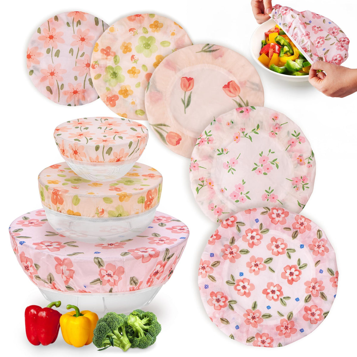 Lyvhoris bread-proofing bowl cover set keeps dough hydrated for even fermentation