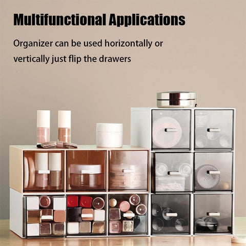 LZDGCC cosmetics storage box helps makeup stay organized