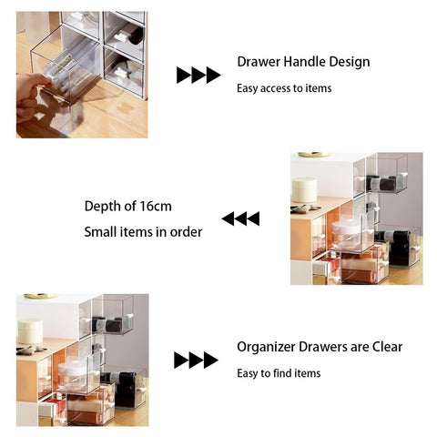 LZDGCC tea box storage transparent design shows contents at a glance