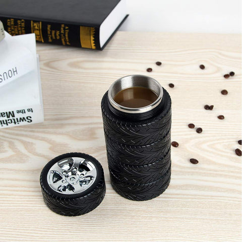 LZHLQ Tire Cup 11oz capacity suits quick coffee runs and tea moments