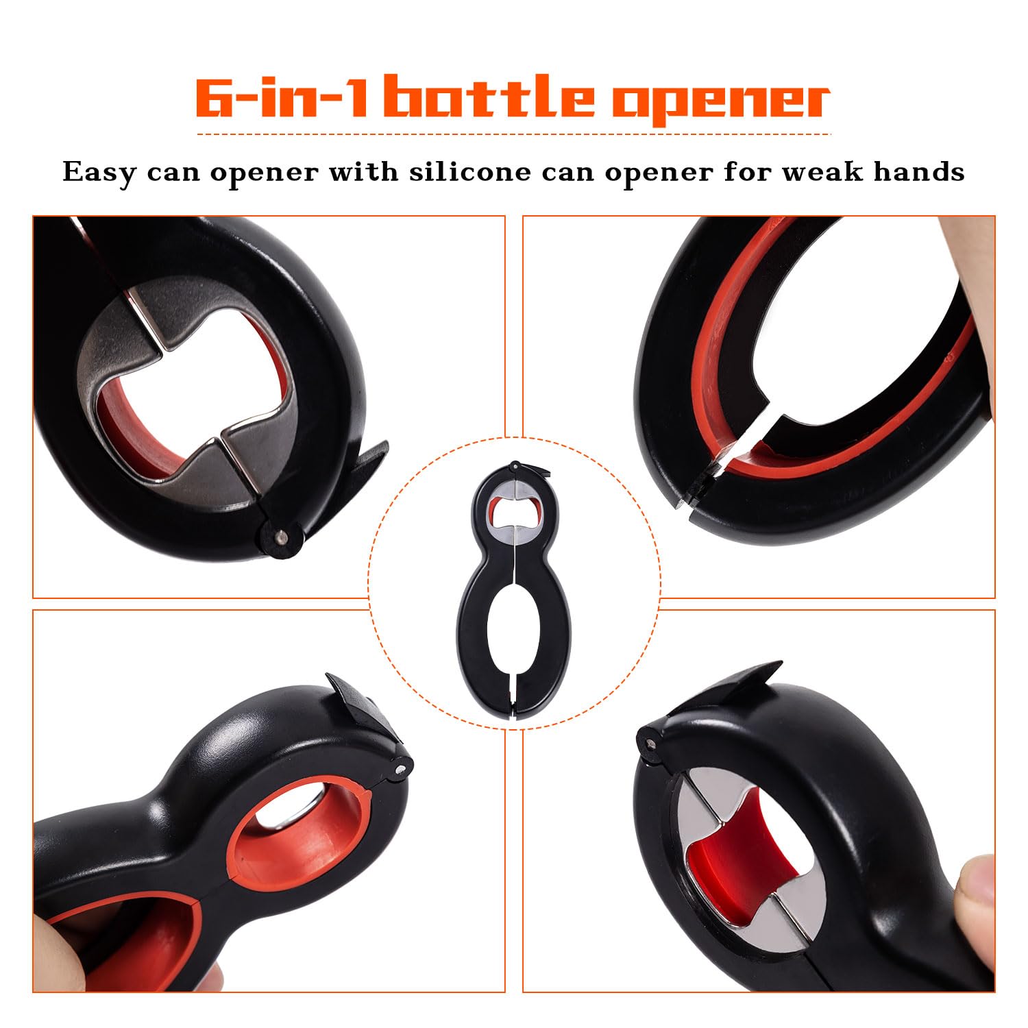Lzzabo opener designed for seniors with a non-slip grip
