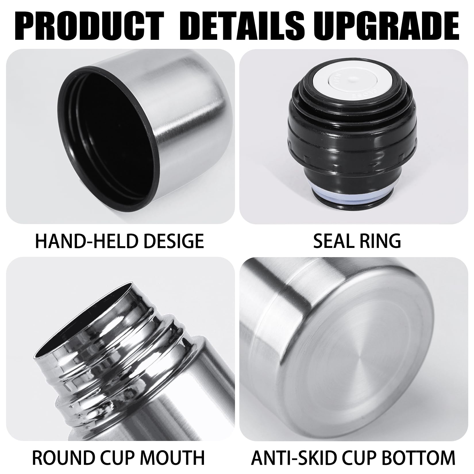 Lzznom BPA-free water bottle with metal outer for everyday use and odor resistance.