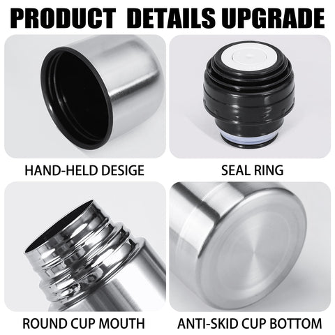 Lzznom BPA-free water bottle with metal outer for everyday use and odor resistance.