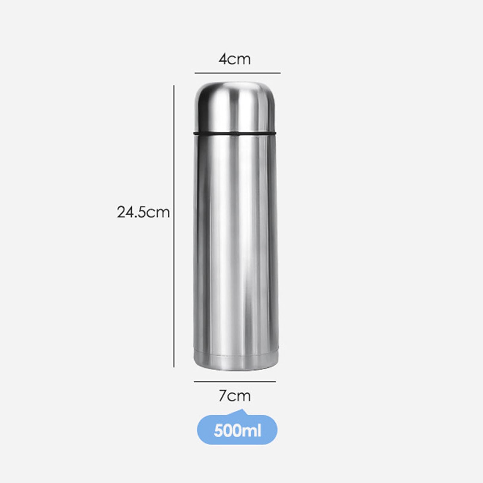 Lzznom double-wall thermal bottle with pour-spout maintains temperature on the go.
