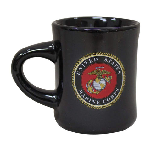 Double-sided Marine Corps decal on M. Cornell mug for desk or gift