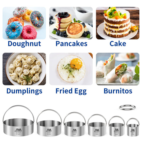 M JINGMEI biscuit cutter with arched handle reduces wrist fatigue during baking.