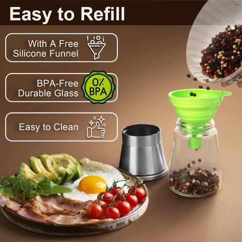 M JINGMEI ergonomic grip design ensures comfortable, precise seasoning.