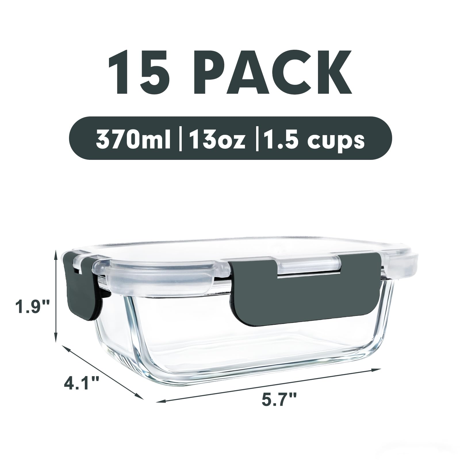 M MCIRCO airtight snap-lock lids preventing leaks during transport