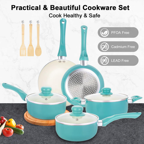 M MELENTA bamboo utensils included for natural, ergonomic kitchen tools