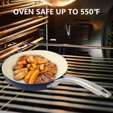 M MELENTA Dutch oven with lid ideal for braising and even heat distribution.