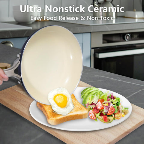M MELENTA sauce pan with lid for even simmering and precise pouring.