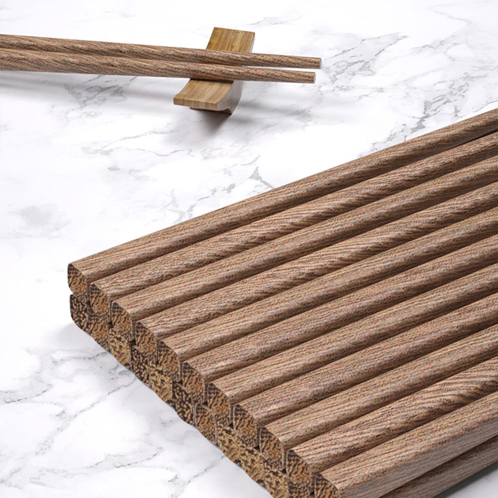 M.G wenge wood chopsticks, 9.8 inches, sturdy for ramen and sushi.