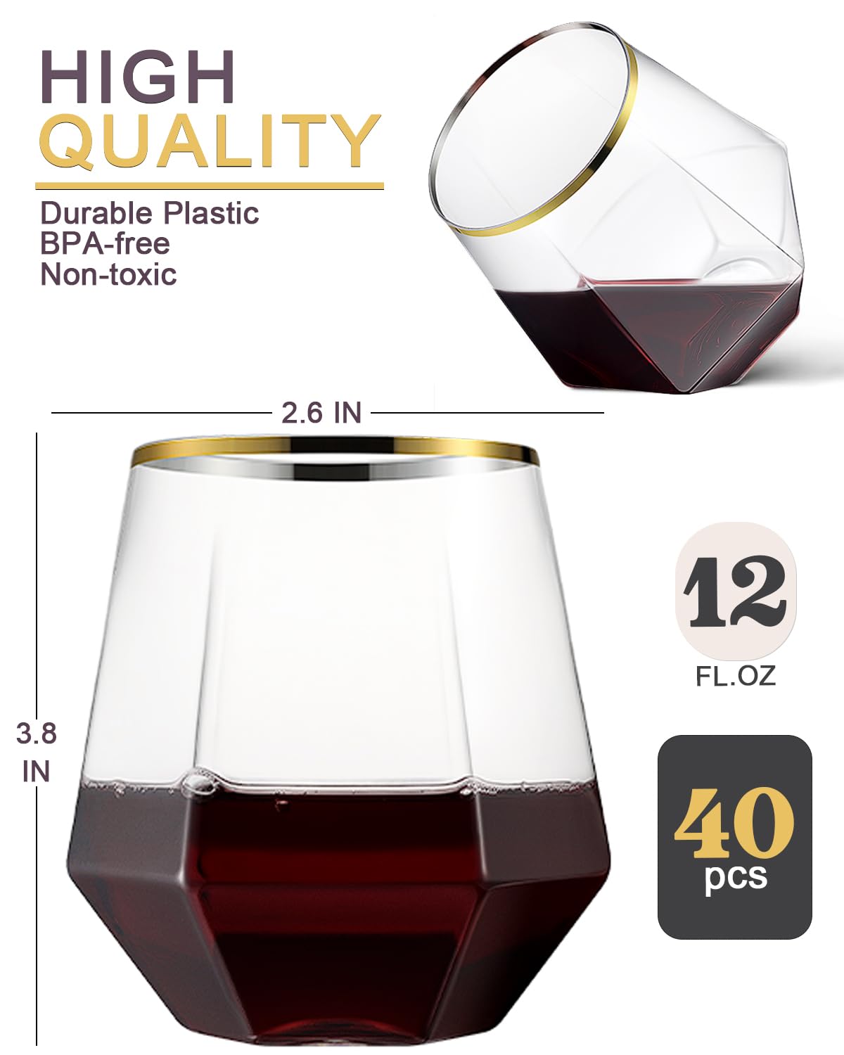maaacute unbreakable clear cups designed for bars and tastings