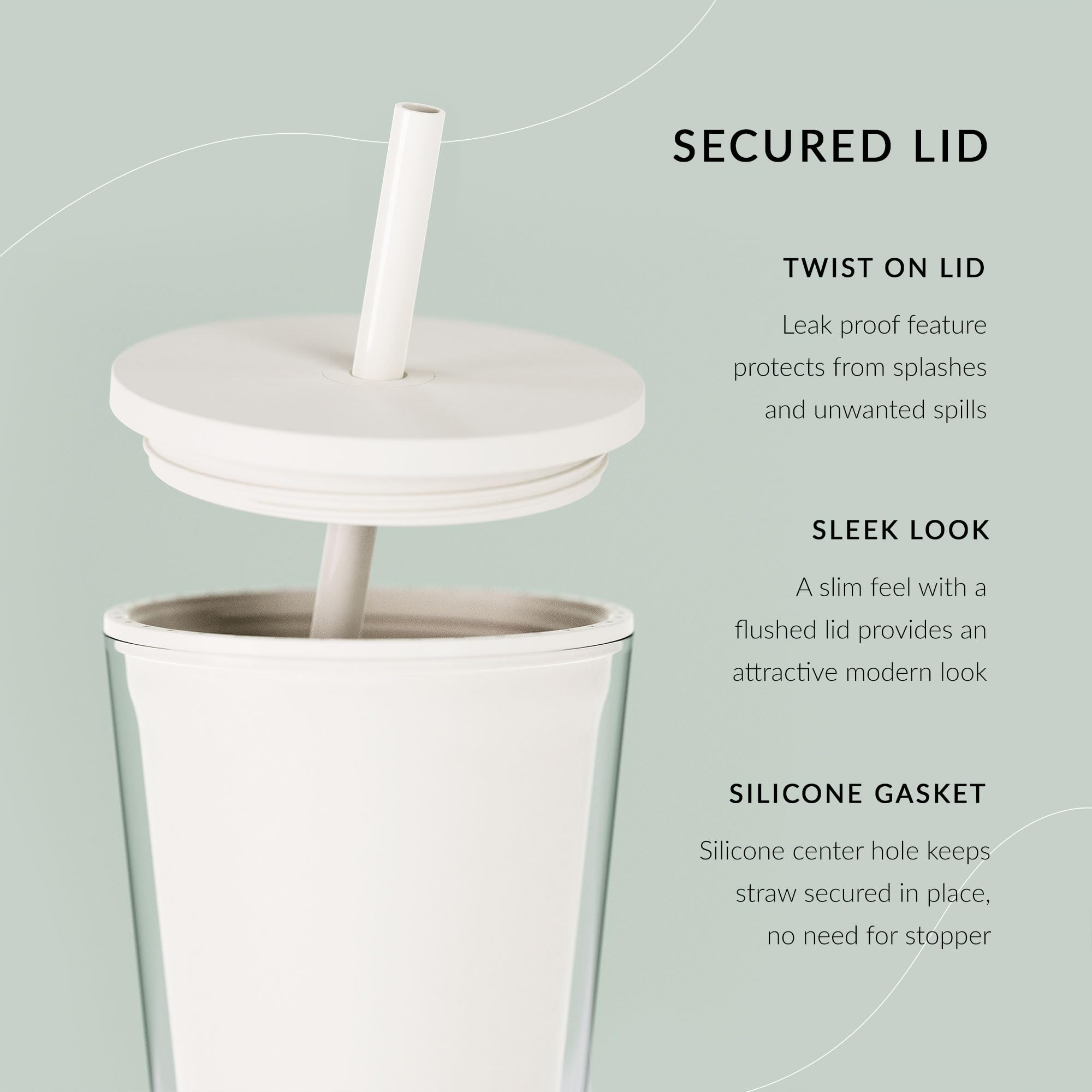 Maars Classic Tumbler double-wall insulation keeps beverages cooler longer