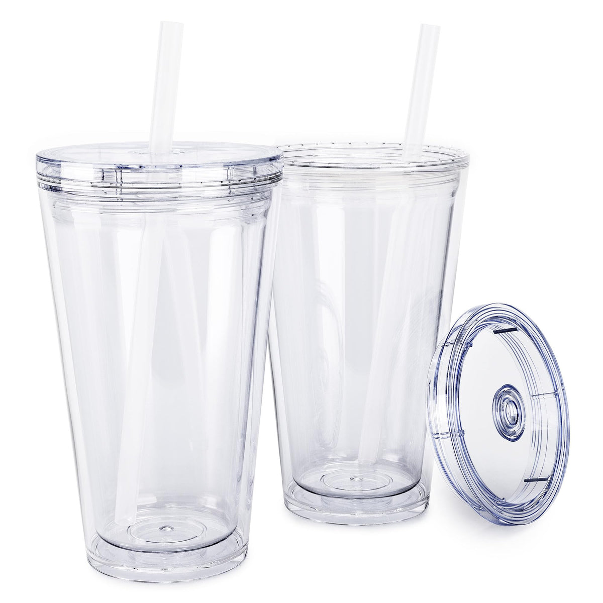 Maars Classic Tumbler with lid and straw showing leak-resistant design for travel