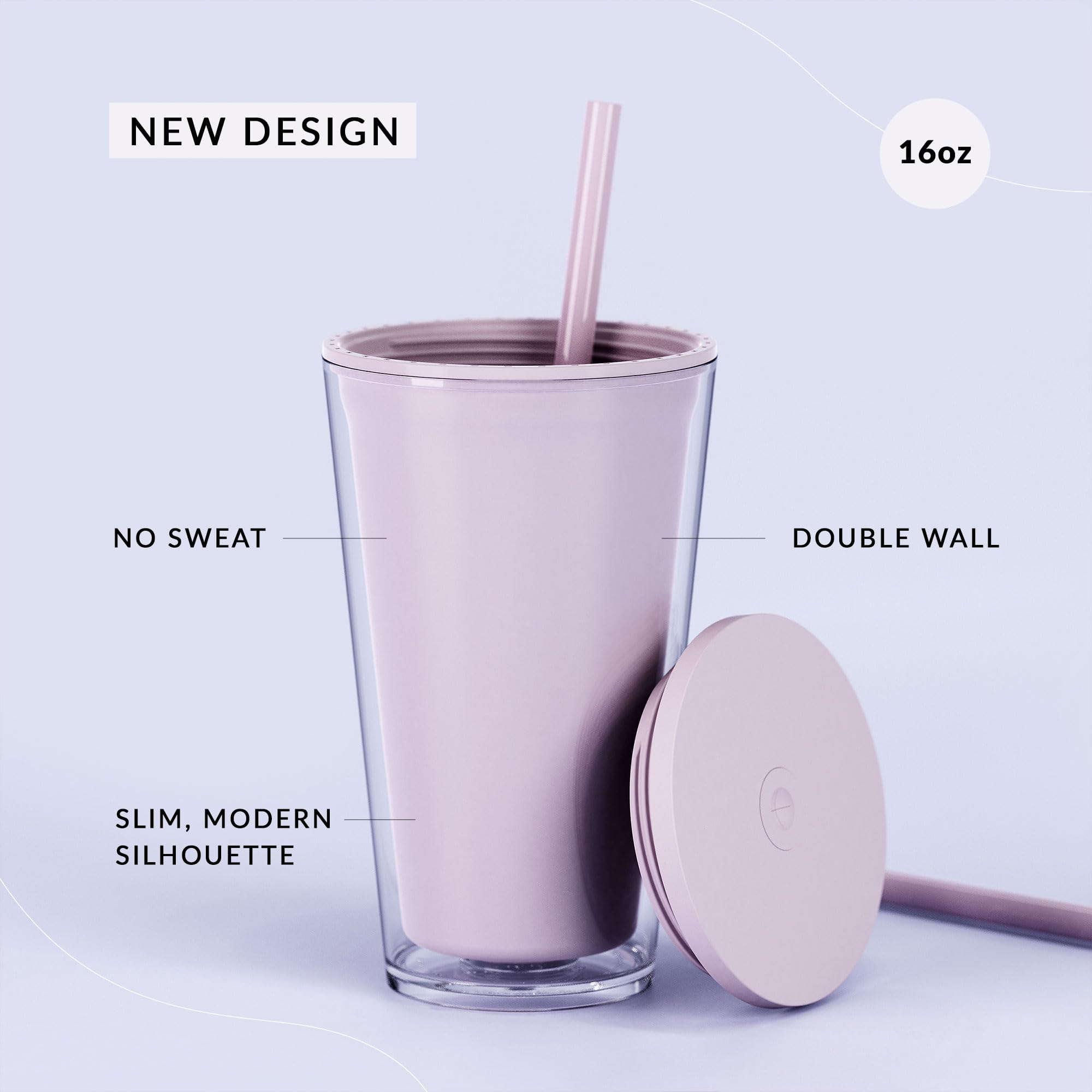 Maars Classic Tumbler no-sweat design prevents condensation on surfaces