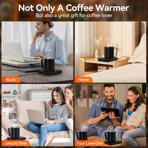 Mabahoo multifunctional heater warms drinks or candles safely.