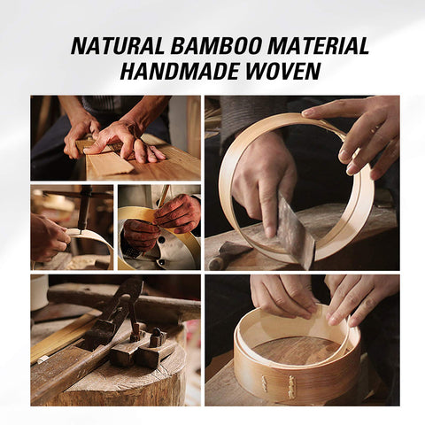 Macario aluminum banding edges reinforce the steaming frame