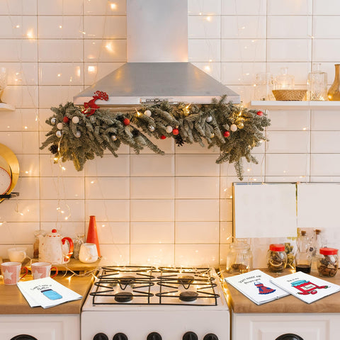 Macarrie multi-color patterns brighten kitchen decor and daily tasks.