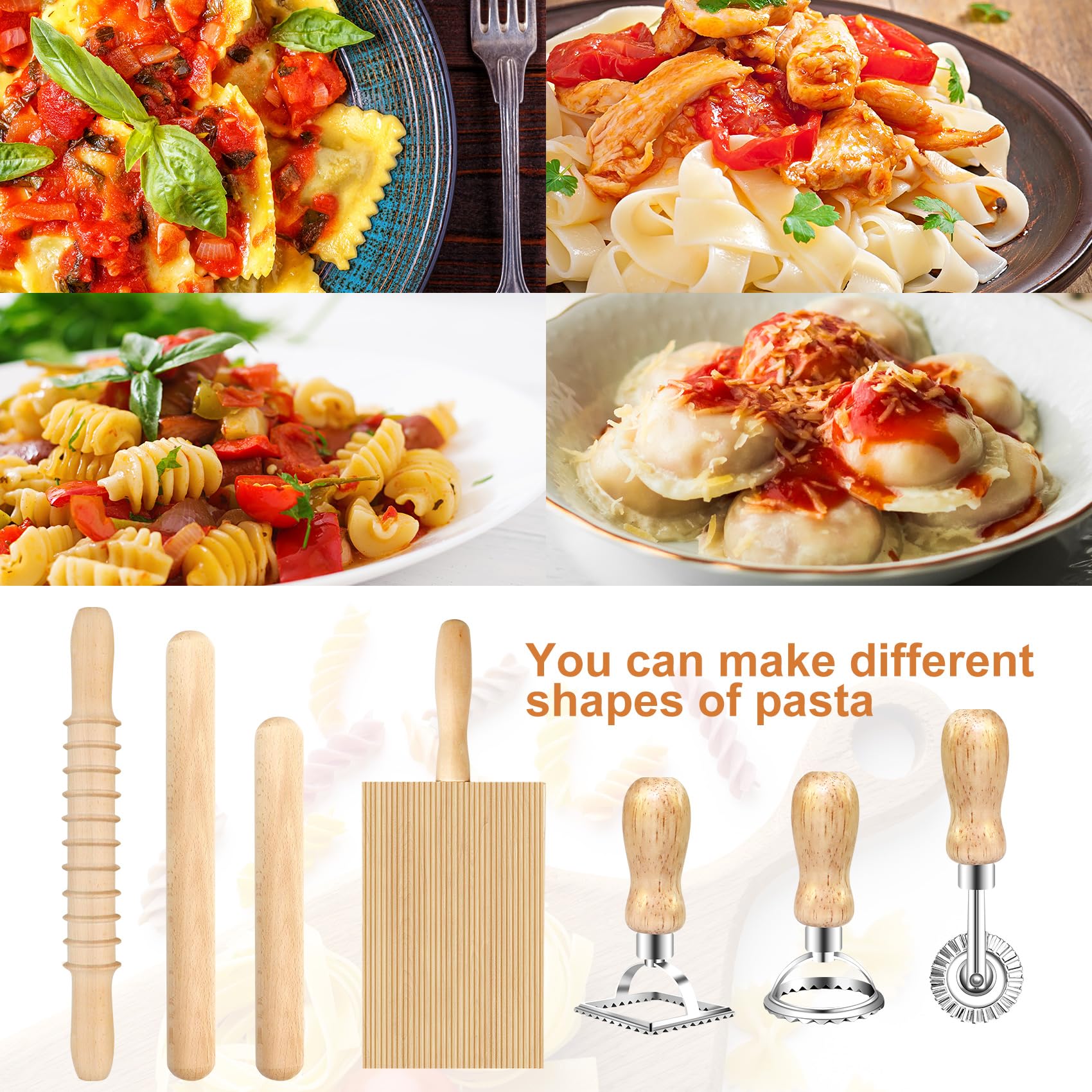 MACIFECI gnocchi board helps create ridged gnocchi textures