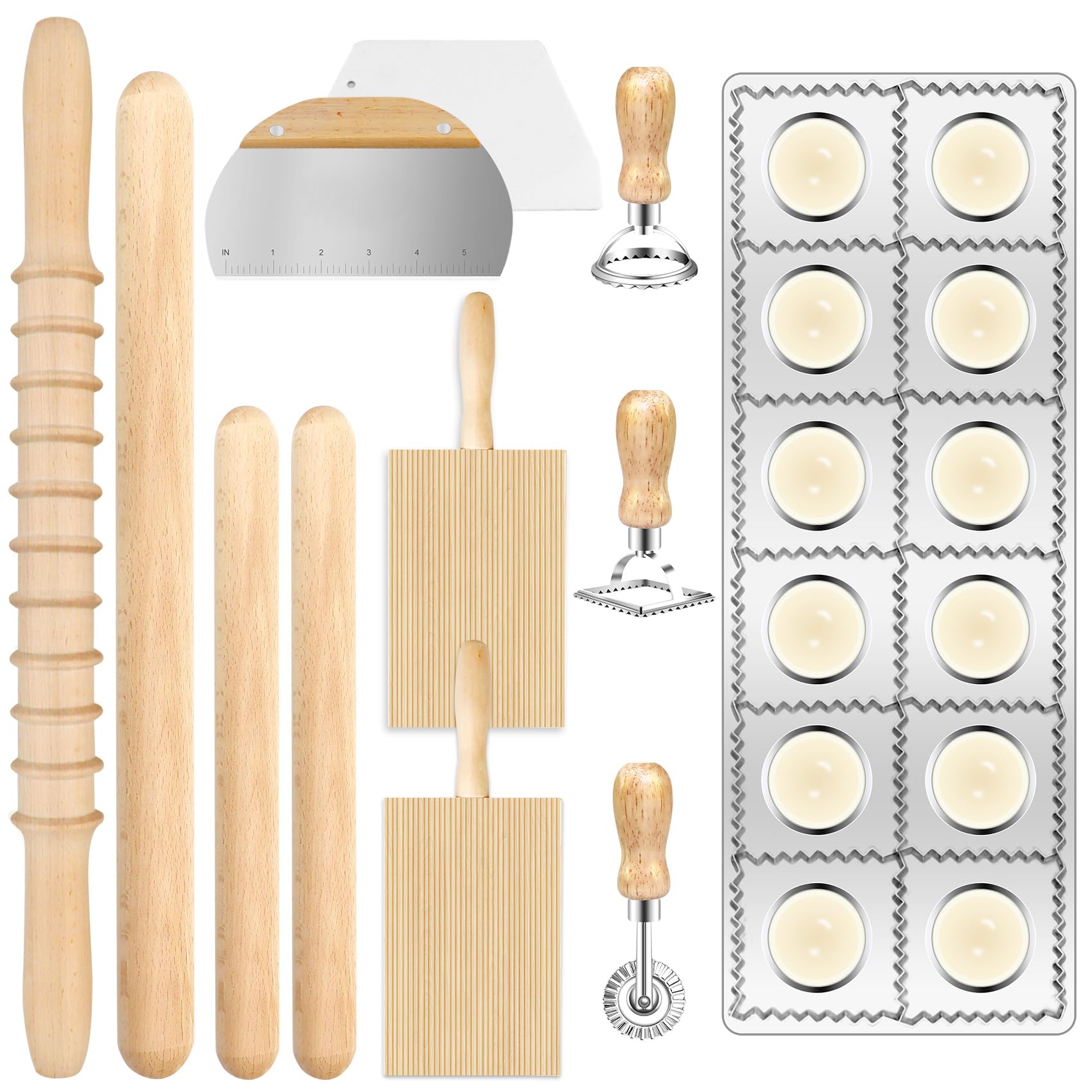 MACIFECI ravioli maker press for uniform pasta pockets and easy shaping