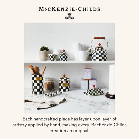 MACKENZIE-CHILDS Courtly Check adds whimsy to countertops