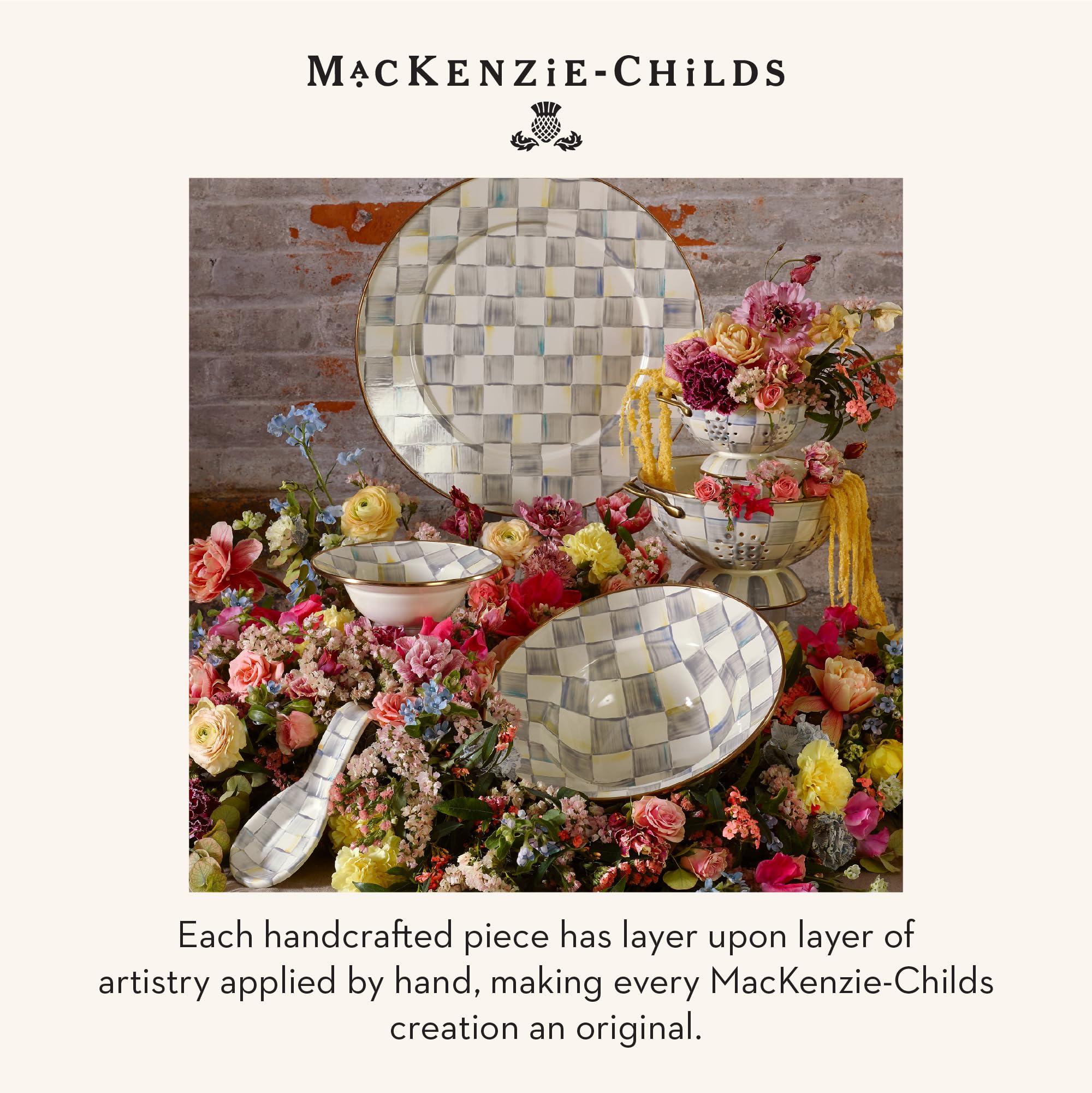 MACKENZIE-CHILDS packaged spoon rest makes a thoughtful home gift.