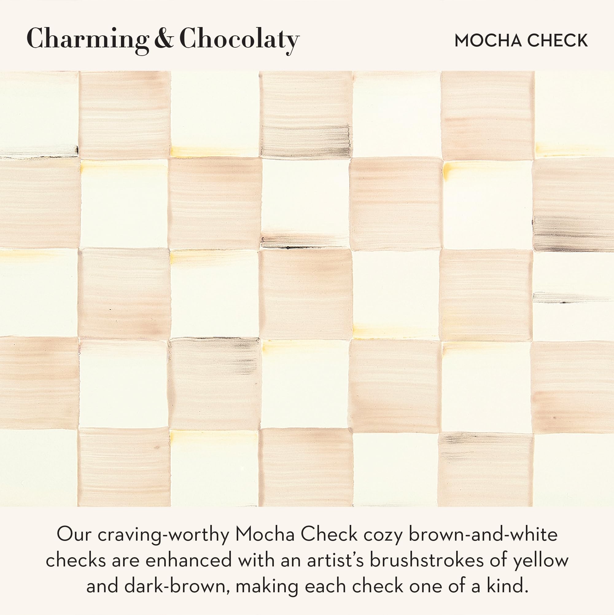 MACKENZIE-CHILDS enamel tea kettle glass lid knob adds visual appeal and visibility