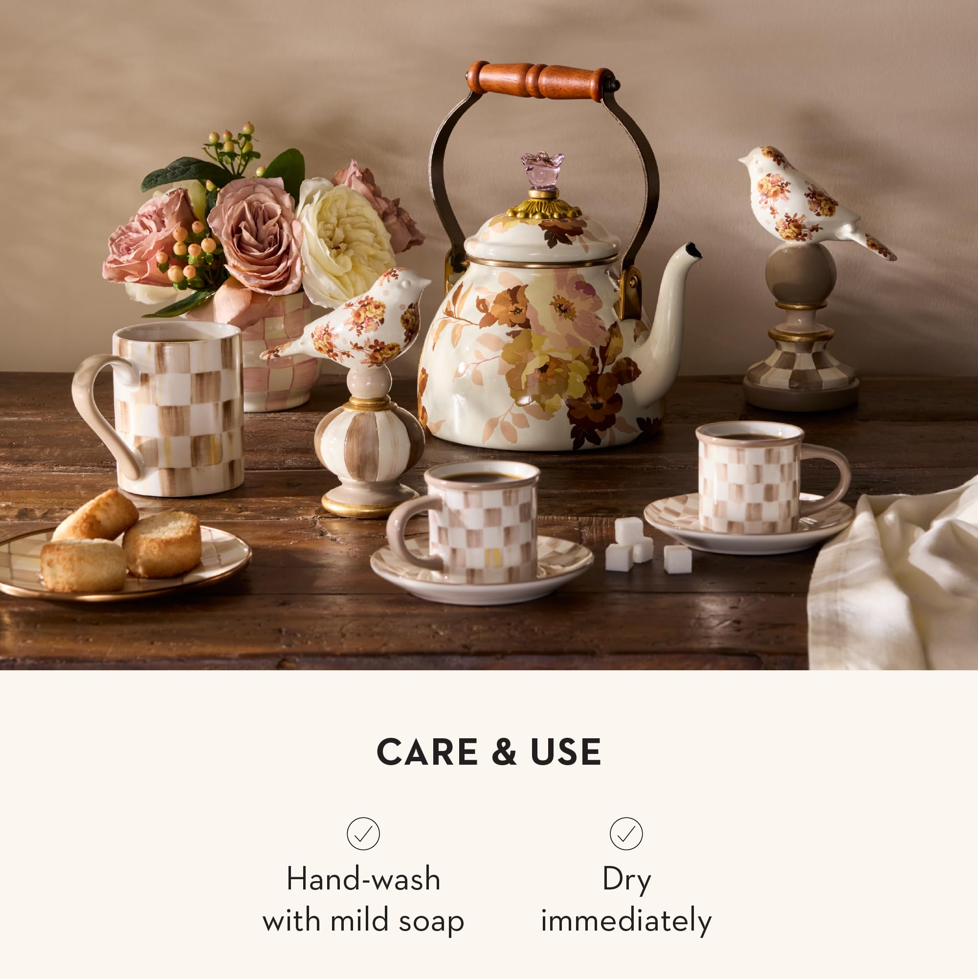 Gift-ready MacKenzie-Childs mug ideal for weddings or housewarmings