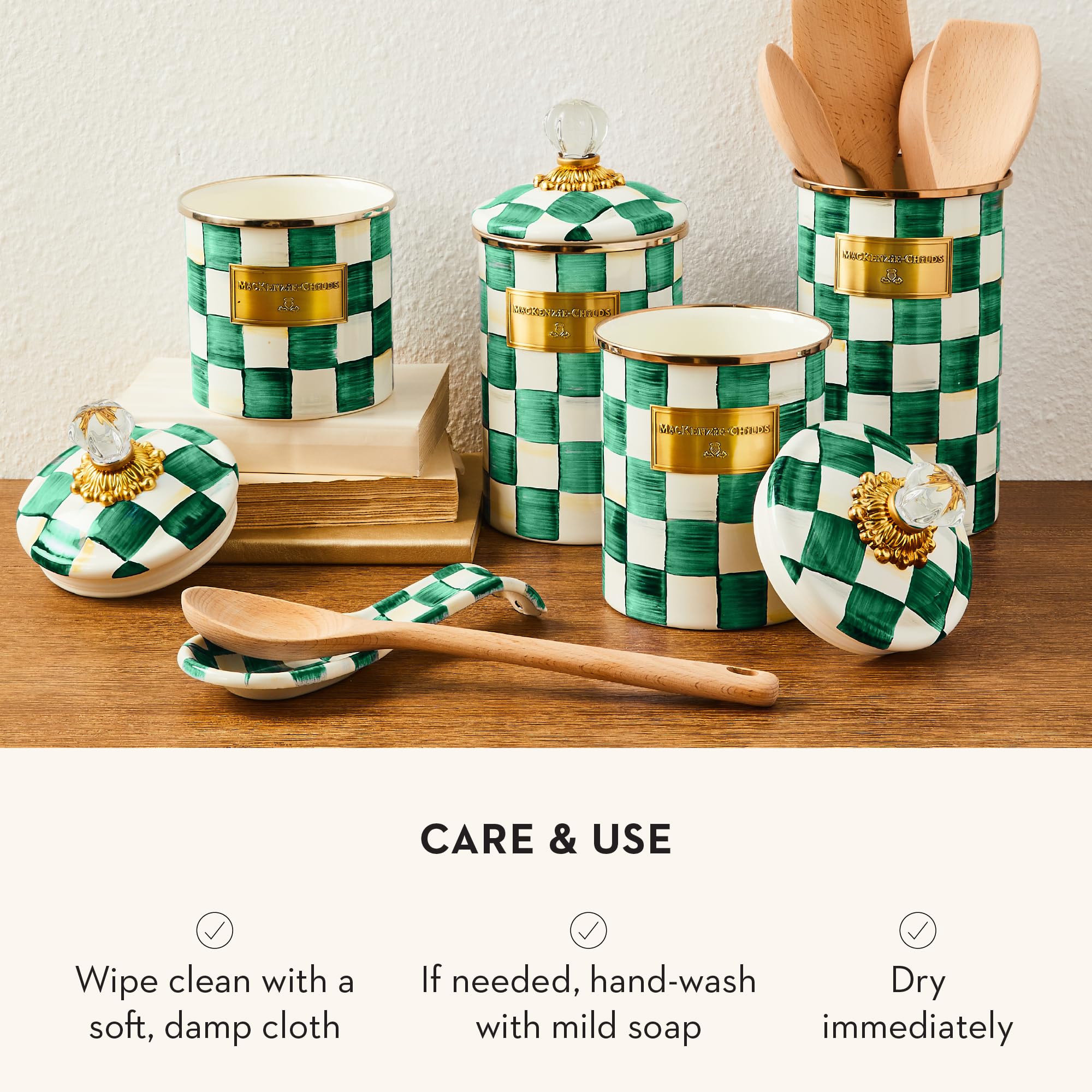 MacKenzie-Childs gift-worthy spoon rest for weddings or housewarmings.