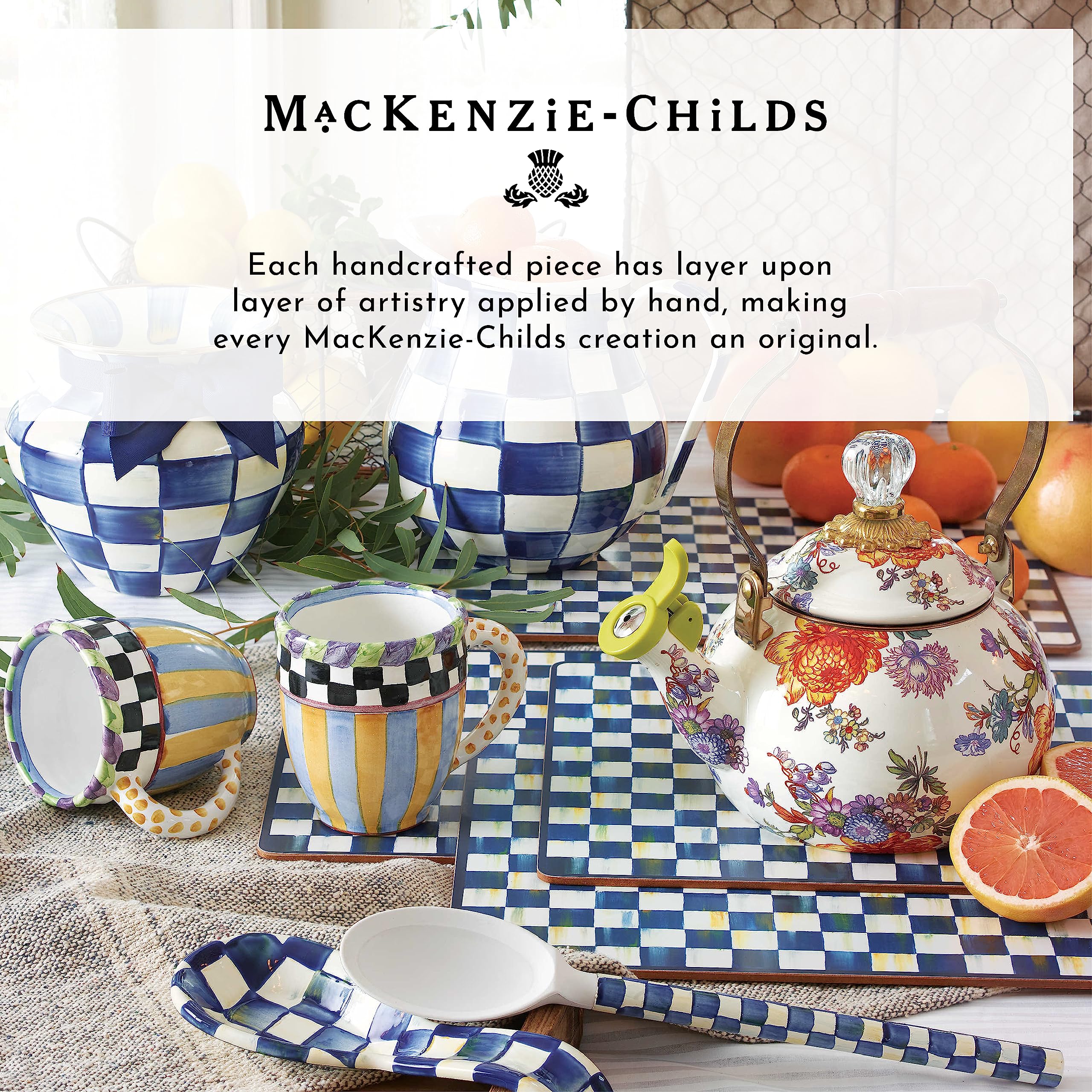 Mackenzie-Childs My Mug gift-ready packaging suitable for weddings or housewarmings