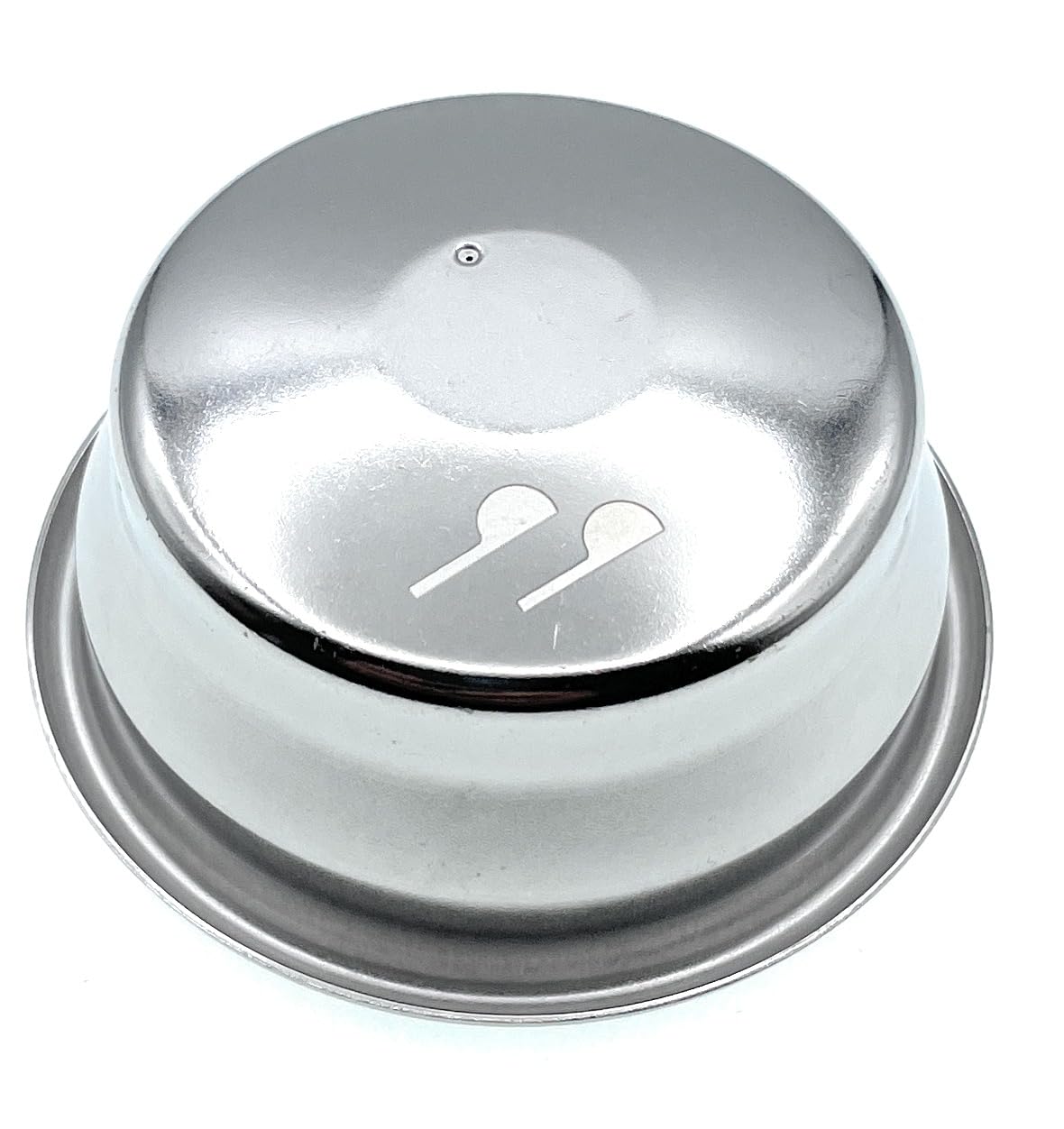 MacMaxe 54mm filter basket front view for Breville espresso lovers