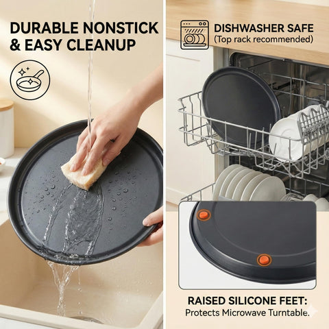 MACONEE Crisper Pan non-stick surface for easy release.