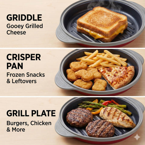 MACONEE bacon crisp in microwave using grill pan