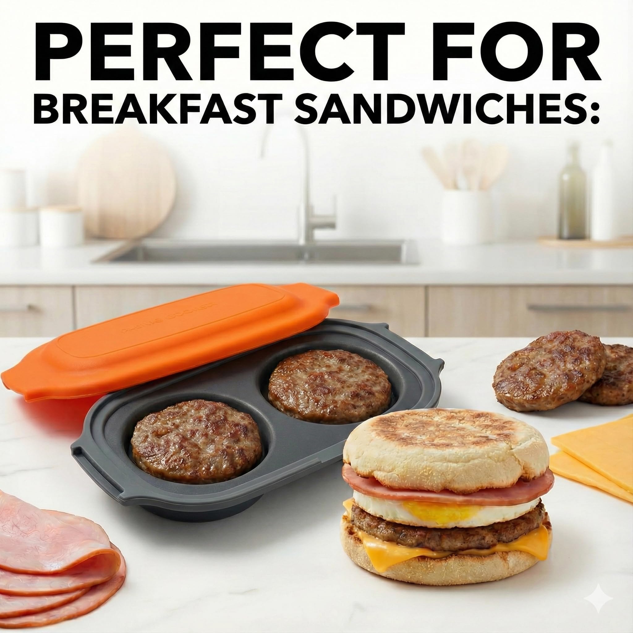 MACONEE Mini omelet in microwave with customizable fillings.