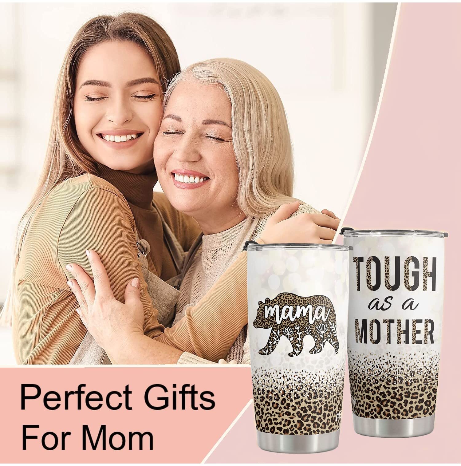 Macorner stainless steel tumbler body resists rust and preserves beverage taste.