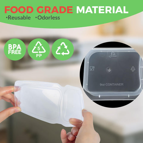 BPA-free MACTANO container ensures safe food contact for daily use.