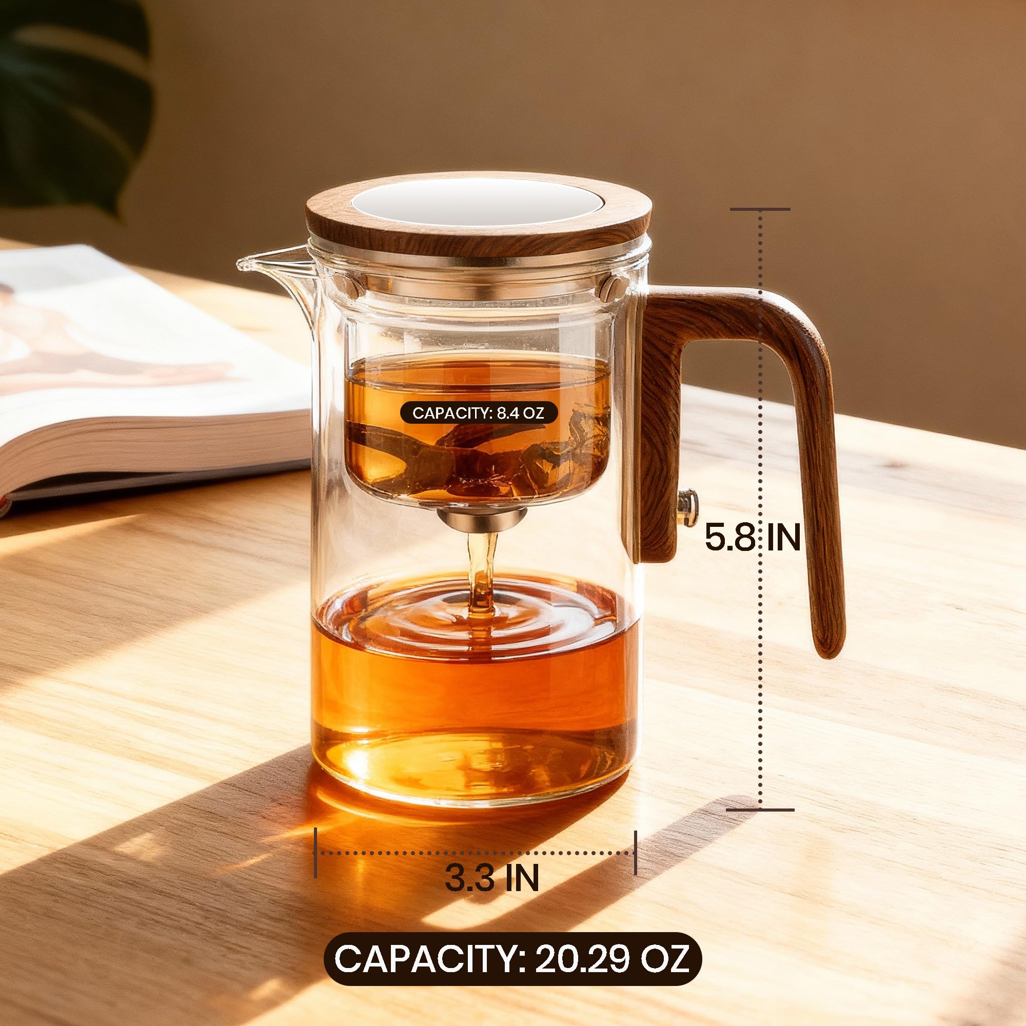 MACTANO Enchant Tea Pot witchcraft design enhances tea time ambiance