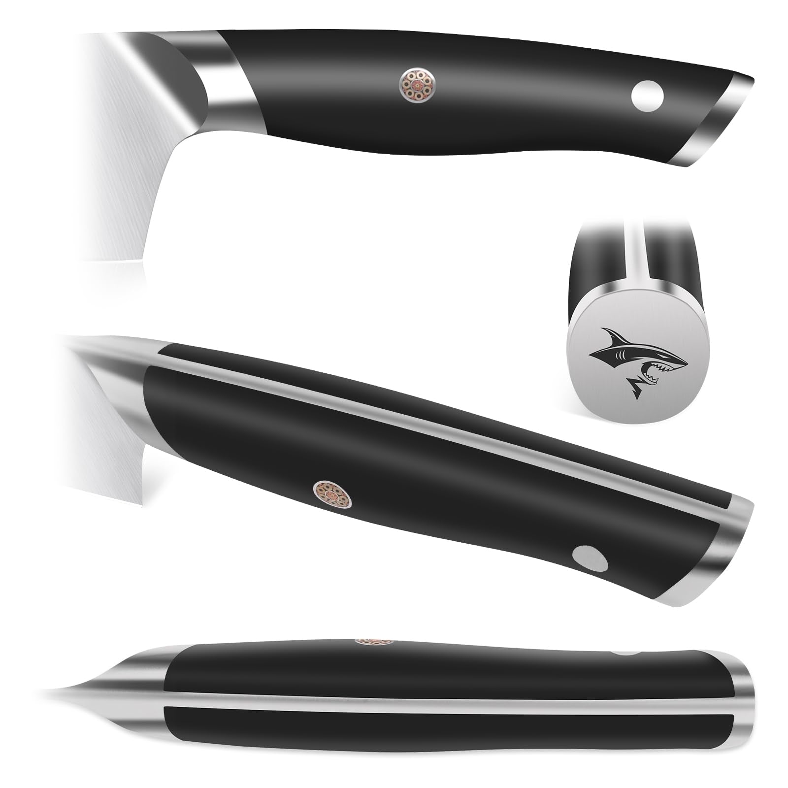 MAD SHARK 8-Inch Chef Knife easily dices onions and other vegetables