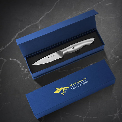 MAD SHARK paring knife dishwasher-safe design simplifies cleanup after meal prep