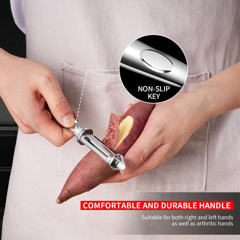 MAD SHARK ergonomic non-slip handle provides secure grip for both hands.