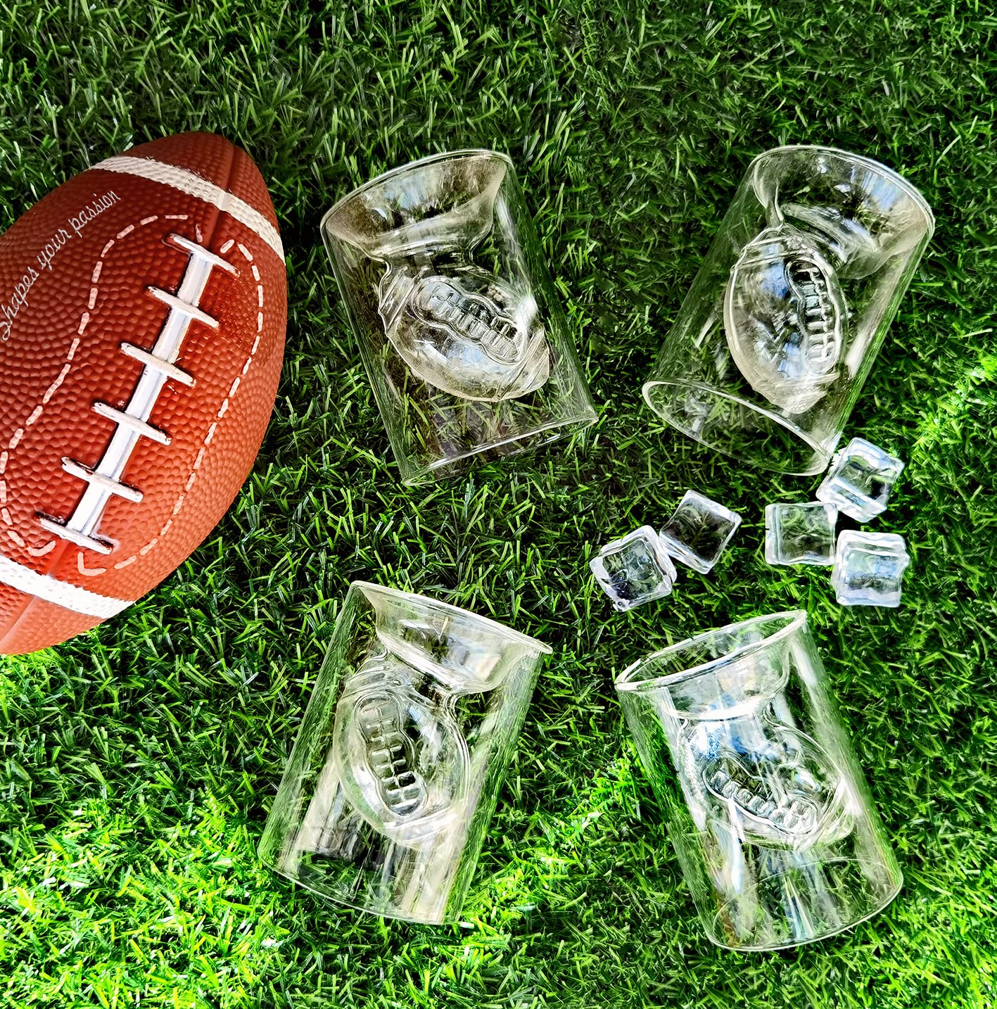 MADARC SPORT shot glasses suitable for tequila, gin, and whisky during celebrations.