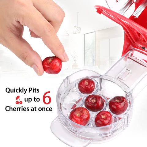 MADBURY Cherry Pitter's 304 stainless steel mechanism delivers smooth, consistent pressure.
