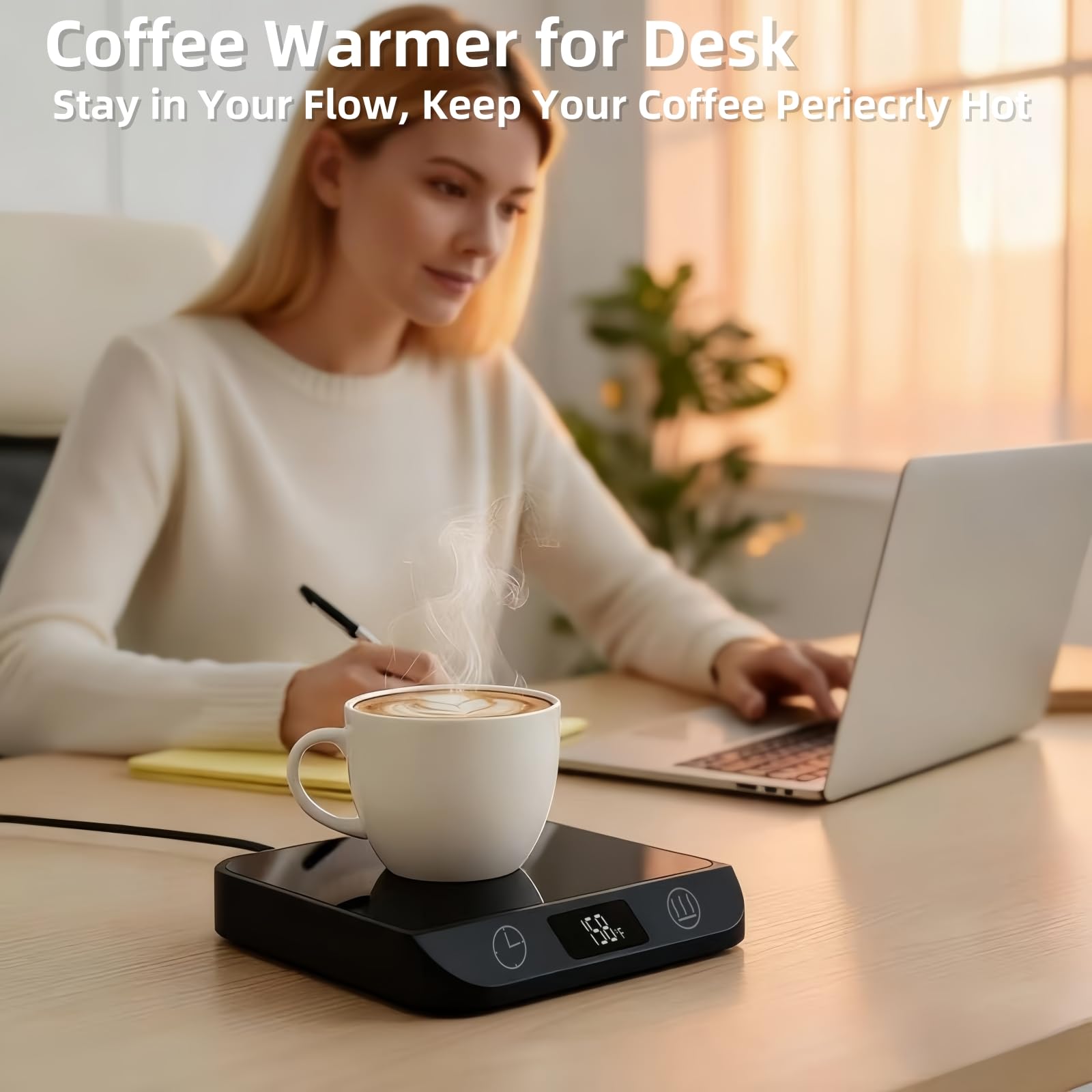 MADCKDEDRT sleek mug warmer with minimalist design