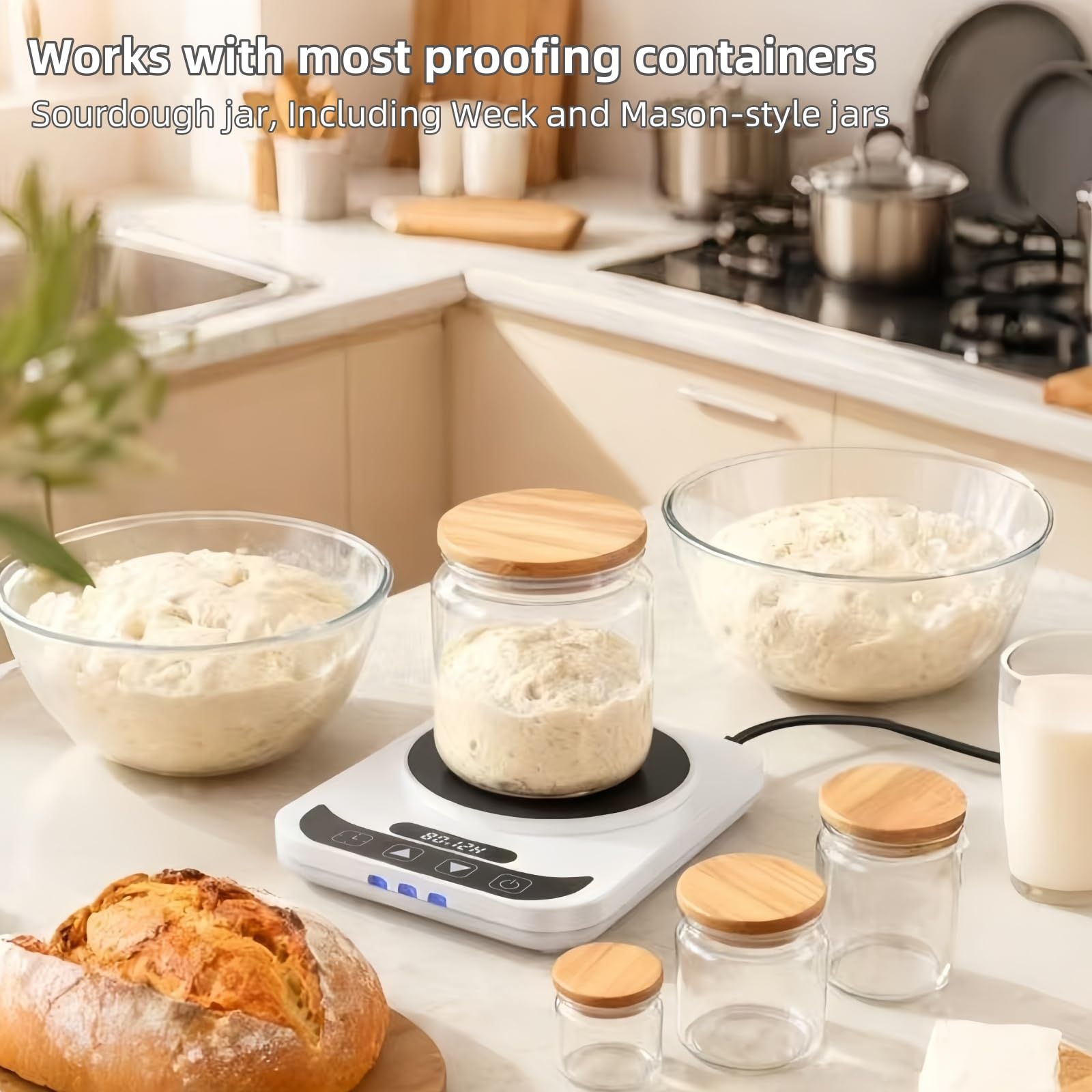 MADCKDEDRT compact design keeps kitchen tidy during daily baking