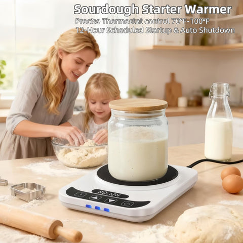 MADCKDEDRT warmer mat in use maintains steady temperature for fermentation