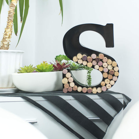 Made Easy Kit cork collection display as a centerpiece for bars or events