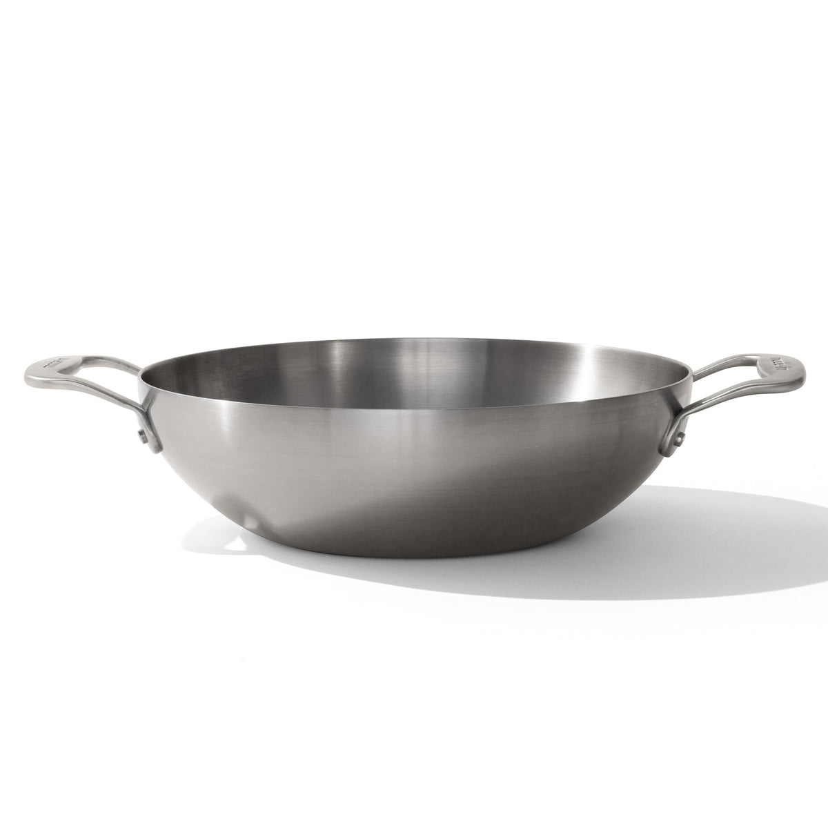 Made In 10-inch Kadai pan top view, wide surface for perfect sautéing.