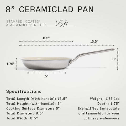 Made In induction-compatible pan works on all stovetops, including induction.