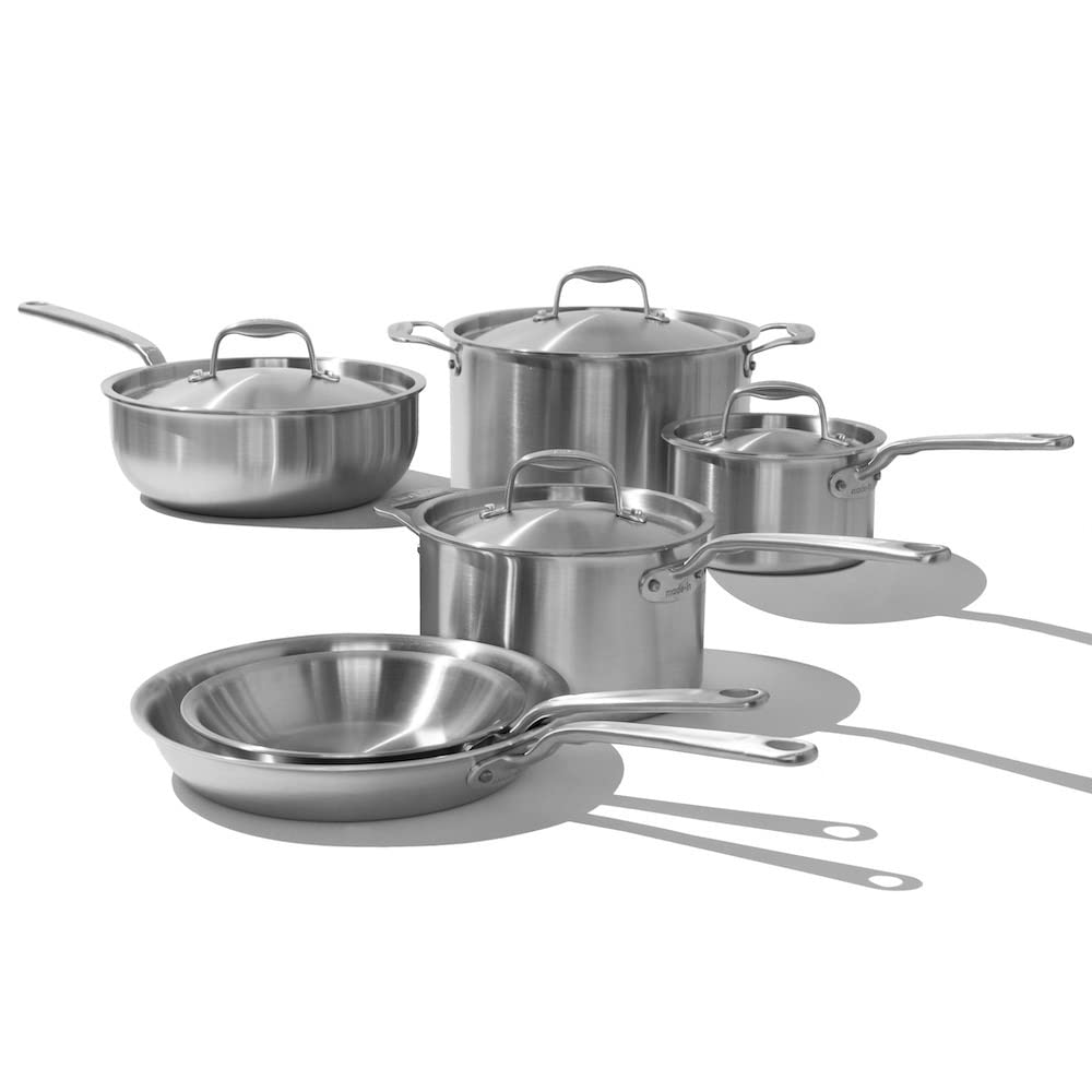 Made In Italy-crafted cookware showcasing premium materials.